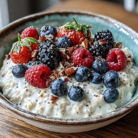 Warm Millet Porridge With Berries, perfect for a hearty, gluten-free breakfast.
