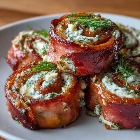 Ham, cream cheese, and pickle pinwheels make a tangy, savory appetizer with tender ham and creamy filling.