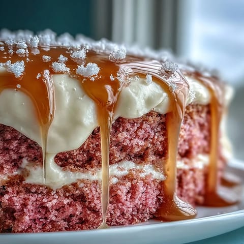 Luscious Rosé Velvet Cake for celebrations, featuring a shimmering edible gold drip.