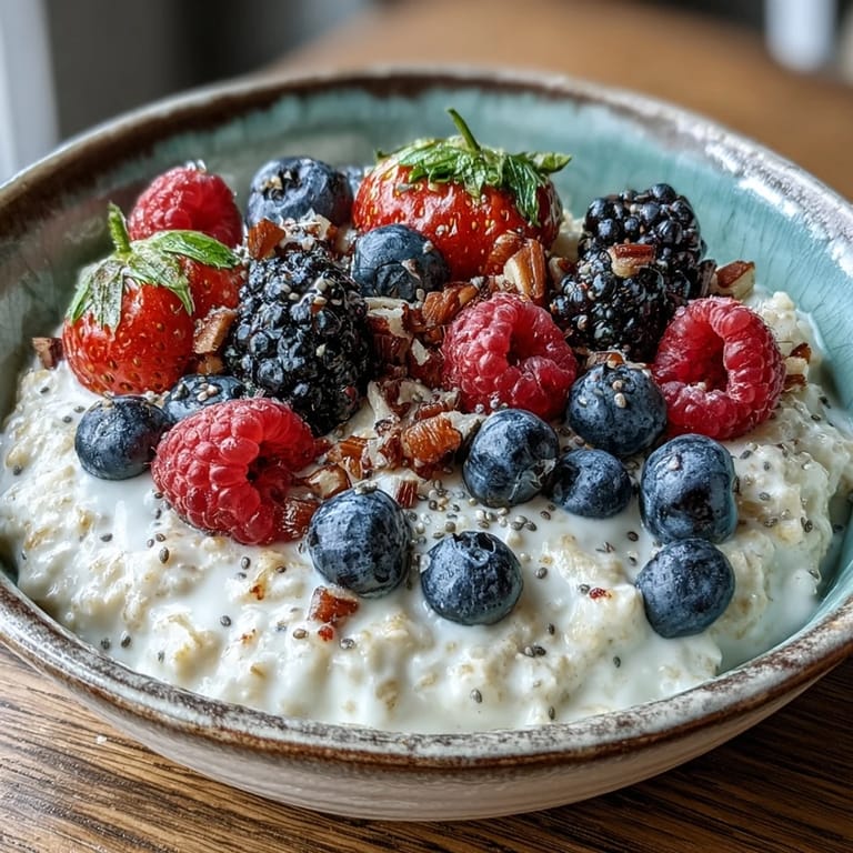 Warm Millet Porridge With Berries, perfect for a hearty, gluten-free breakfast.