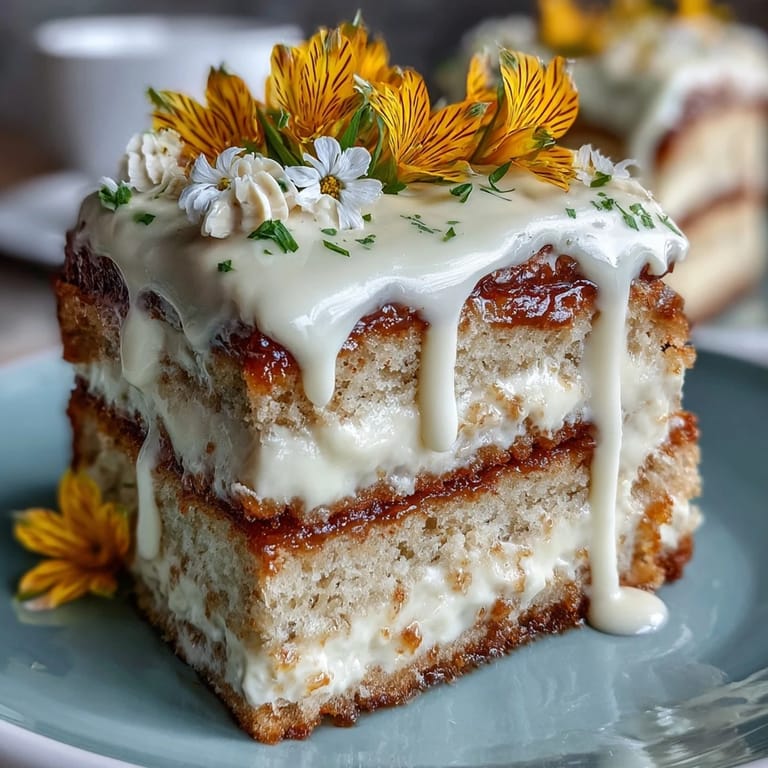 Adorable mini birthday cakes featuring soft vanilla-lemon layers, smooth buttercream frosting, and a charming edible flower arrangement, ideal for spring celebrations.