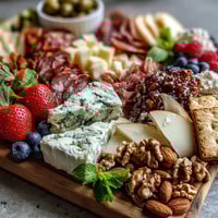 Spring Charcuterie Edible Flowers Fruits